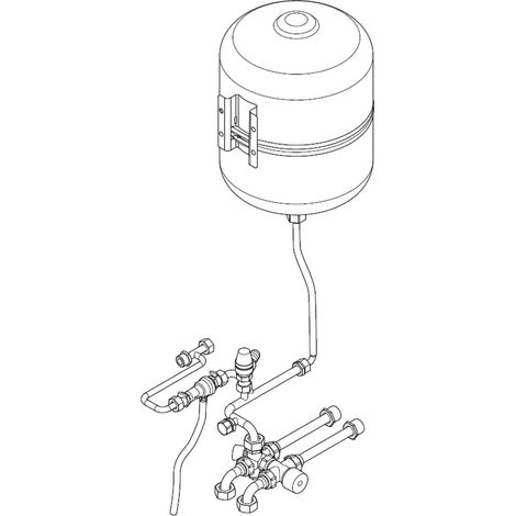 Kit d'expansion sanitaire pour Alfea Hybrid Duo Gaz et Hynea Hybrid Duo - ATLANTIC - 074026 (1/2)
