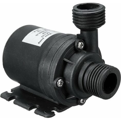 Pompe A Eau Submersible - Moteur A Courant Continu Sans Balais 12 V - Débit 800 L/H - Profondeur Max 5 M - Pour Aquarium Piscine Fontaine Circulation D Eau - 1 Unite (1/5)