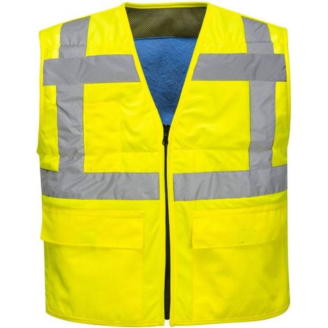 Gilet HV rinfrescante Giallo L/XL (1/2)