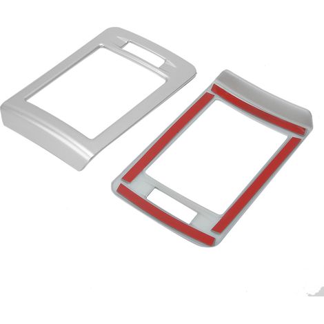2 pièces Sortie d'air latérale gauche Garniture Climatiseur pour Mercedes W204 Classe C 2007-2013 Argent (1/3)