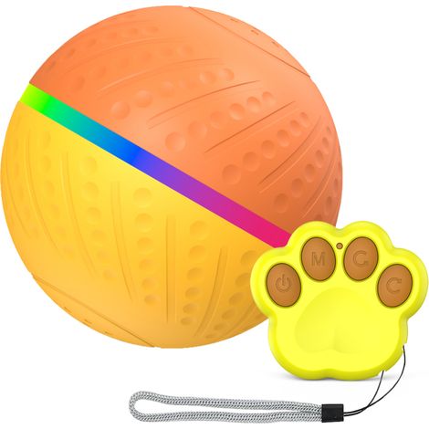 Jolly Ball, palla interattiva per cani con doppia modalità, telecomando, radar e sistema di evitamento ostacoli, impermeabile, batteria ricaricabile.