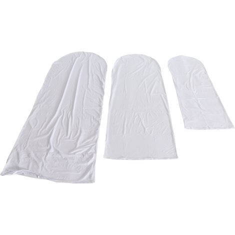 Lot de 3 couvertures sans cadre en arc 1,2 m, 1,5 m, 1,8 m, haute élasticité, fibre de polyuréthane épaisse, soie de lait, toile de fond résistante à la décoloration pour les fêtes de mariage sans sup (1/5)