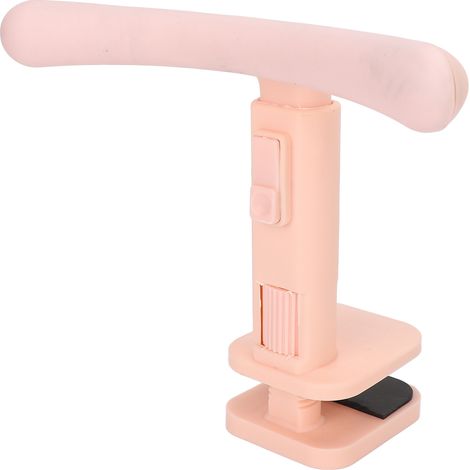 Correcteur de posture assise réglable en hauteur, protection visuelle pour étudiants, bureau d'écriture rose (1/5)