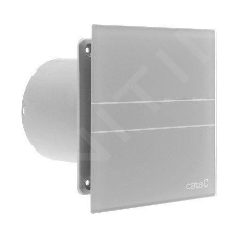 Aérateur extracteur E-100 Glass Silver – Débit 115 m³/h – Niveau sonore 31 dB(A) – Diamètre conduit Ø 100 mm – Installation murale/plafond – Culina (1/5)