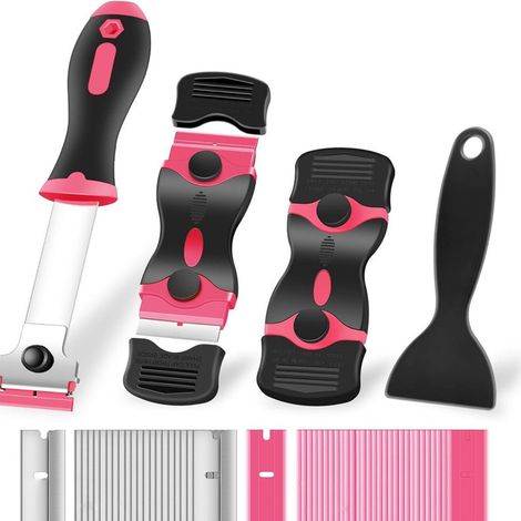 Grattoir manuel en acier inoxydable, pour nettoyer, enlever les résidus et entretenir les surfaces.-AquaForge (1/4)