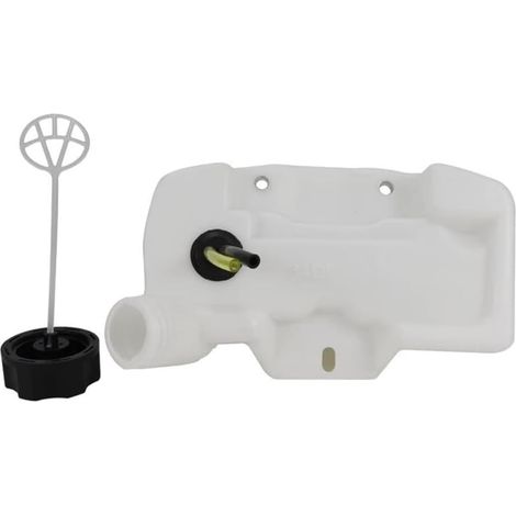 Réservoir carburant plastique blanc pour débroussailleuse 1E34F, pièce robuste à grand débit et installation rapide pour jardinage (1/5)