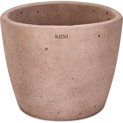 KIINI Beton-Outdoor-Topfblumen-Blumenständer für den Innenbereich - Garten XL Schokolade (1/3)