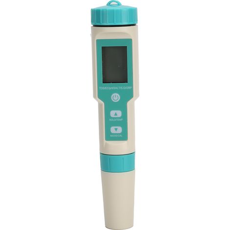 C-600 Tragbarer 7-in-1-Wasserqualitätsteststift PH TDS SALT TEMP ORP EC SG Messgerät
