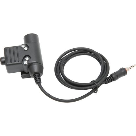 Casque micro pour moto compatible Yaesu VX-6R VX-7R avec micro unilatéral et bouton PTT U94 - Ajustable et confortable (1/5)