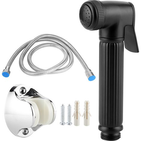 Ensemble de douchette de bidet portable à filetage G1/2 po, en cuivre, support pour tuyau de bidet, accessoires de salle de bain (1/5)