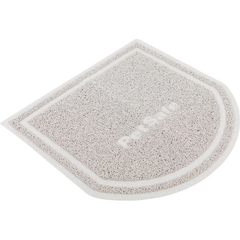 Tapis de litière Anti-Trace Piège la litière agglomérante en Cristal et Argile Matériau en Maille Durable Facile à Nettoyer Compatible avec Toutes Les litières pour Chat Petite (1/5)