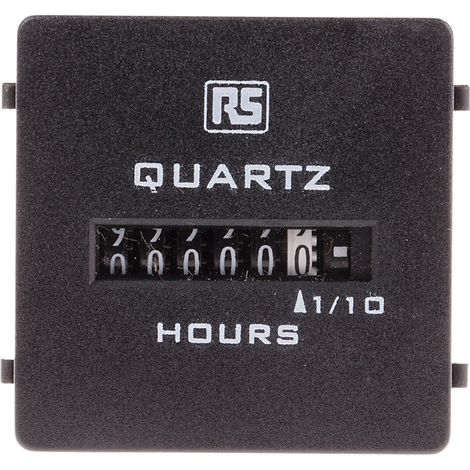 Compteur RS PRO Heures 1080 V c.c. Analogique 6 digits ( Prix pour 1 ) (1/3)