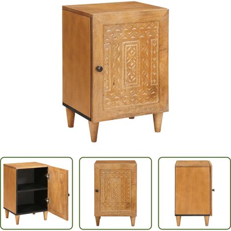 vidaXL Meuble de salle de bain - Cabinet de salle de bain Marron Clair 38 x 33 x 58 cm (1/5)