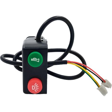 Pièce détachée pour moto : bouton rouge/vert 48 V, remplacement direct de l'interrupteur de guidon (1/5)