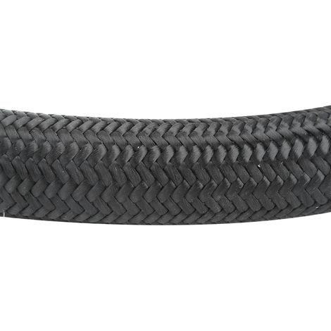 Tuyau de radiateur pour carburant/gaz AN16 tressé en nylon et acier, d'une longueur de 1 mètre (1/5)