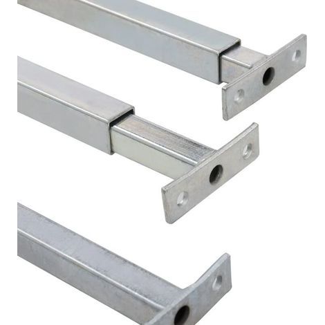 Barres de fentre rglables de scurit 3 pcs 710-1200 mm