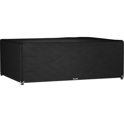 Garden Furniture Cover 12 Eyelets 230x165x80 cm Rectangular vidaXL