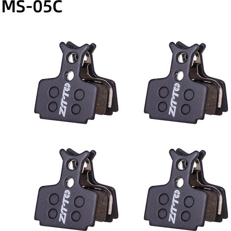 Plaquettes de frein à disque semi-métalliques pour VTT, lot de 4, compatibles avec les modèles M8020, M6100, MT200, universelles pour les accessoires de vélo E9, DB, ER, MT6, MT4. (1/5)
