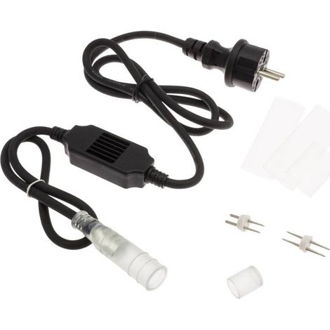 Kit alimentation pour cordon lumineux LED professionnel 13mm Lotti