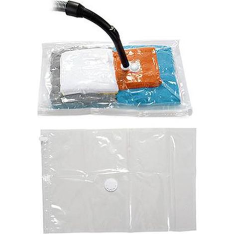 Bolsa vacio ropa transparente 70x50cm 54208-54203 kipit