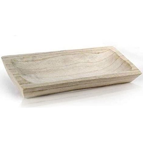 Vassoio da Portata Rettangolare Centrotavola Cucina Legno Minimal Portaoggetti