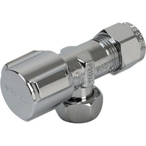 Schell vanne d'arrêt d'angle goulot 3/8 x12mm chromé (1/2)