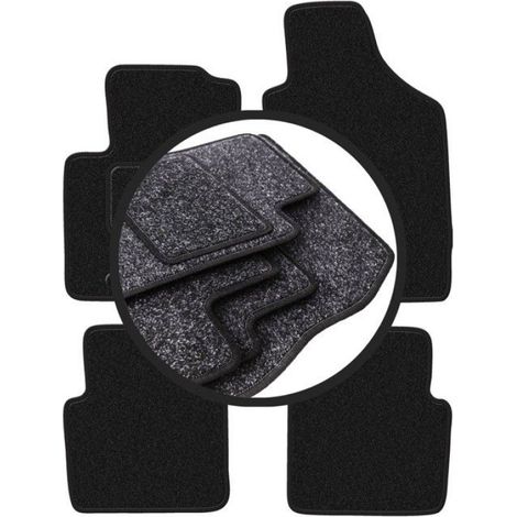 Tapis De Voiture - Polypropylène - Pour Fiat 500 Cabriolet Et Berline (2007-2013) - Lot De 4 (1/5)