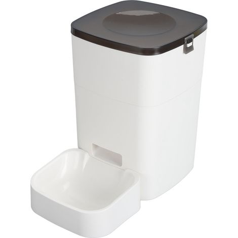 Distributeur automatique de croquettes pour animaux domestiques, distribution de nourriture plus fluide, grande capacité, distributeur automatique pour chats et chiens pour la maison (1/5)