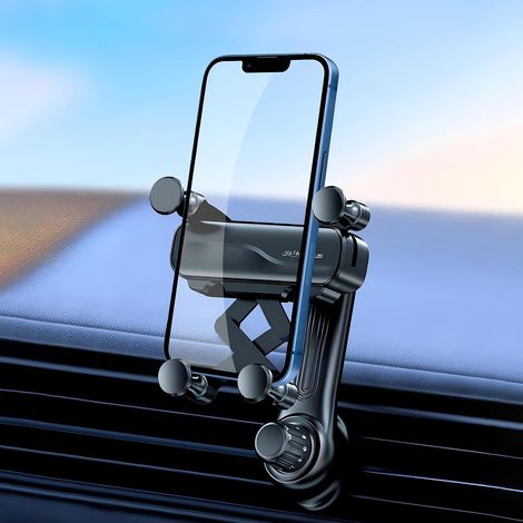 Support de téléphone Portable pour Grille d'aération de Voiture - Ne Bloque jamais la Grille d'aération avec Bras pivotant - Mains Libres - Clip d'extension Universel - Convient à Tous Les (1/5)