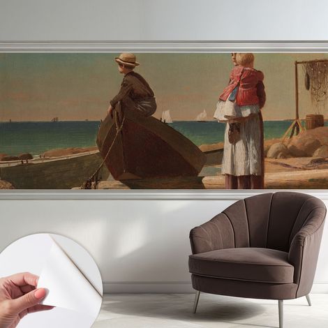 Carta da parati autoadesiva - fotomurale - decorazione parete - murale - adesivo da muro - Scena costiera 250x104 cm (1/5)
