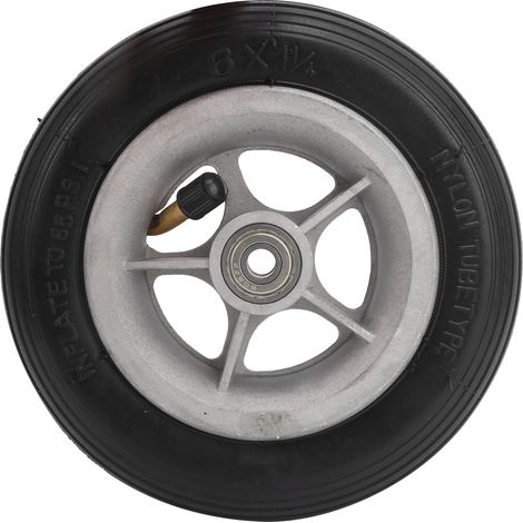 6x1 1/4 6-Zoll-Gummireifen, verschleißfest, für Elektroroller, zum Aufpumpen (1/5)