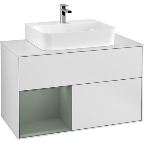Villeroy & Boch G111GMMT Meuble sous-lavabo Finion G11 (1/2)