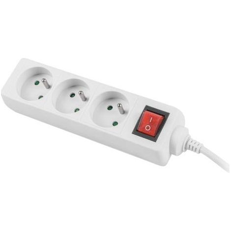 LANBERG PS1-03E-0150-W MEHRSTECKDOSE 1,5 M 3 AC-STECKDOSEN INNEN WEISS (1/5)