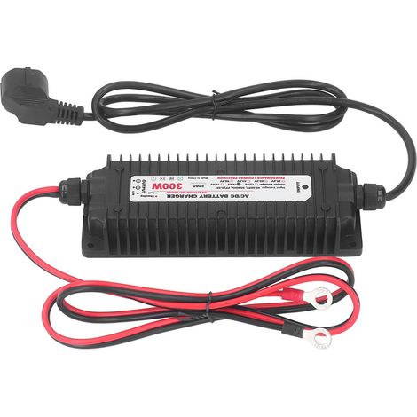 Chargeur batterie LiFePO4 12V 14,6V 20A étanche, aluminium, entrée 90-265V AC, prise UE, chargeur DC pour batterie lithium (1/5)