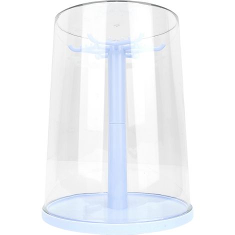 Vitrine Rotative 360° Transparente pour Figurines et Collection : Case de Présentation et Protection Contre la Poussière (ABS/PET, 22x29x18cm, 6 Pièces) (1/5)