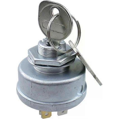 Interrupteur à clé de démarrage, 5 points de connexion, pièces de rechange 925-1396A 725-0267 493625 pour véhicules agricoles, camions et tracteurs (1/4)