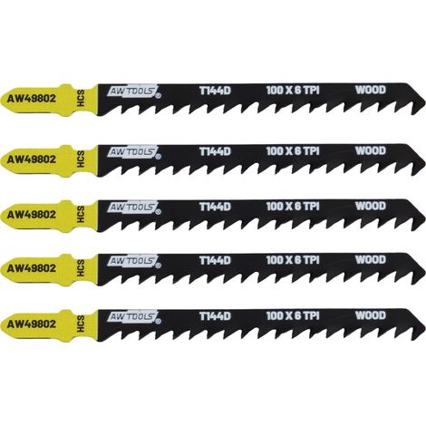 AWTOOLS BRZESZCZOT DO WYRZYNARKI 100mm T144D /5szt. /DREWNO