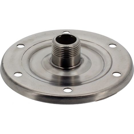 Gt Market – Bride inox 1' (33 mm) pour réservoir à pression et surpresseur 24, 50 et 100 litres – Résistante à la corrosion – Installation étanche