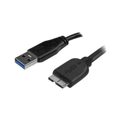 Startechcom USB3AUB15CMS cavo USB 3.0 nero 15 cm