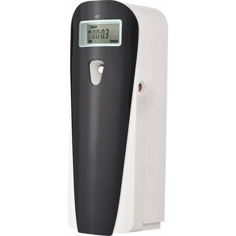 Diffuseur de parfum automatique mural programmable pour désodorisant 415 ml avec écran LCD pour bureau à domicile (noir) (1/5)