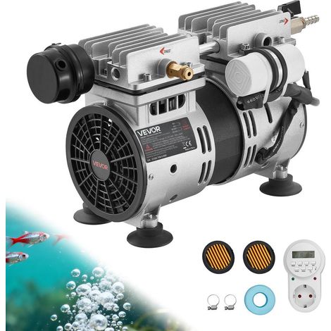 Aérateur de bassin, compresseur d'air 590 W, vitesse nominale 1400 tr/min, pompe d'aération, pression maximale 0,3 MPa, température (1/5)