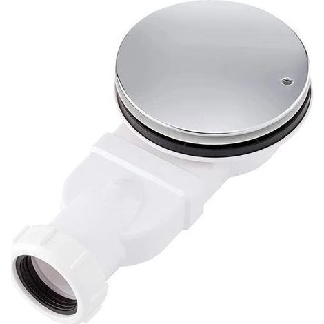 Bonde de receveur de douche ultra-mince, en ABS blanc. Bouchon de bonde pour receveur de douche. Bonde de receveur de douche de 90 mm. Bonde de receveur de douche plate. (1/5)