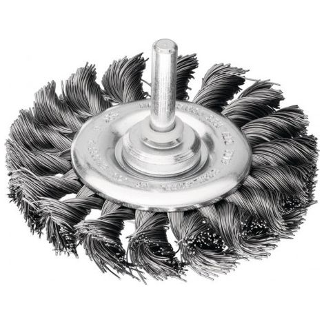 Brosse plate RBG 7012/6 ST 0.35 D. 70 mm 6 mm épaisseur de fil 0.35 mm acier 12