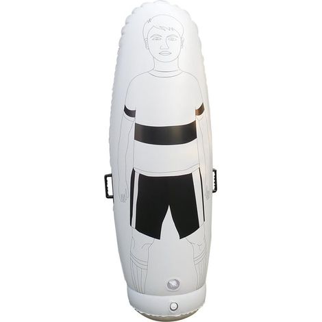 1 Mannequin de football gonflable, 1,75m, PVC 0,50mm, mur de défense pour tir libre, entraînement adulte et enfant (1/5)
