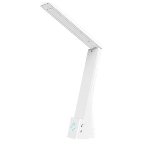 Kleine, verstellbare Schreibtischlampe mit Aufbewahrungstasche – LED-Leselampe – Augenschonend – Nachtlicht für Studentenwohnheime – Einfache Bedienung – Wiederaufladbar – Verstellbare LED-Nachttischl (1/4)