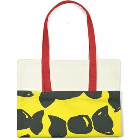 Tote bag - Bonamaison TRGCTBR101970 - Jaune - Coton - 70 x 34 cm (1/4)