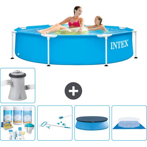 Intex Piscine Tubulaire Ronde - 244x51 cm - 6-pièces  S20392 (1/5)
