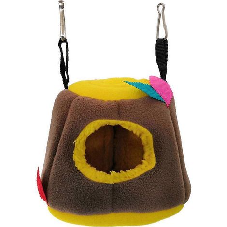 Warme Vogelnest-Hängematte mit Haken, Hamster-Plüsch-Versteck, Schlafplatz