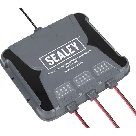 Sealey MBC310 3 Bank 12V Smart Charger & Maintainer 30A (3 x 10A) (1/5)