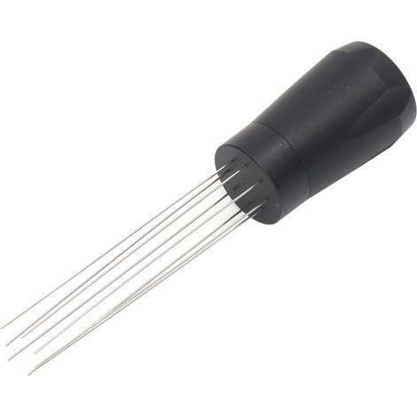 Aiguille de Distribution de Café en Acier Inoxydable - Tasseur Manuel Pratique et Sûr pour Maison - Noir (1/5)